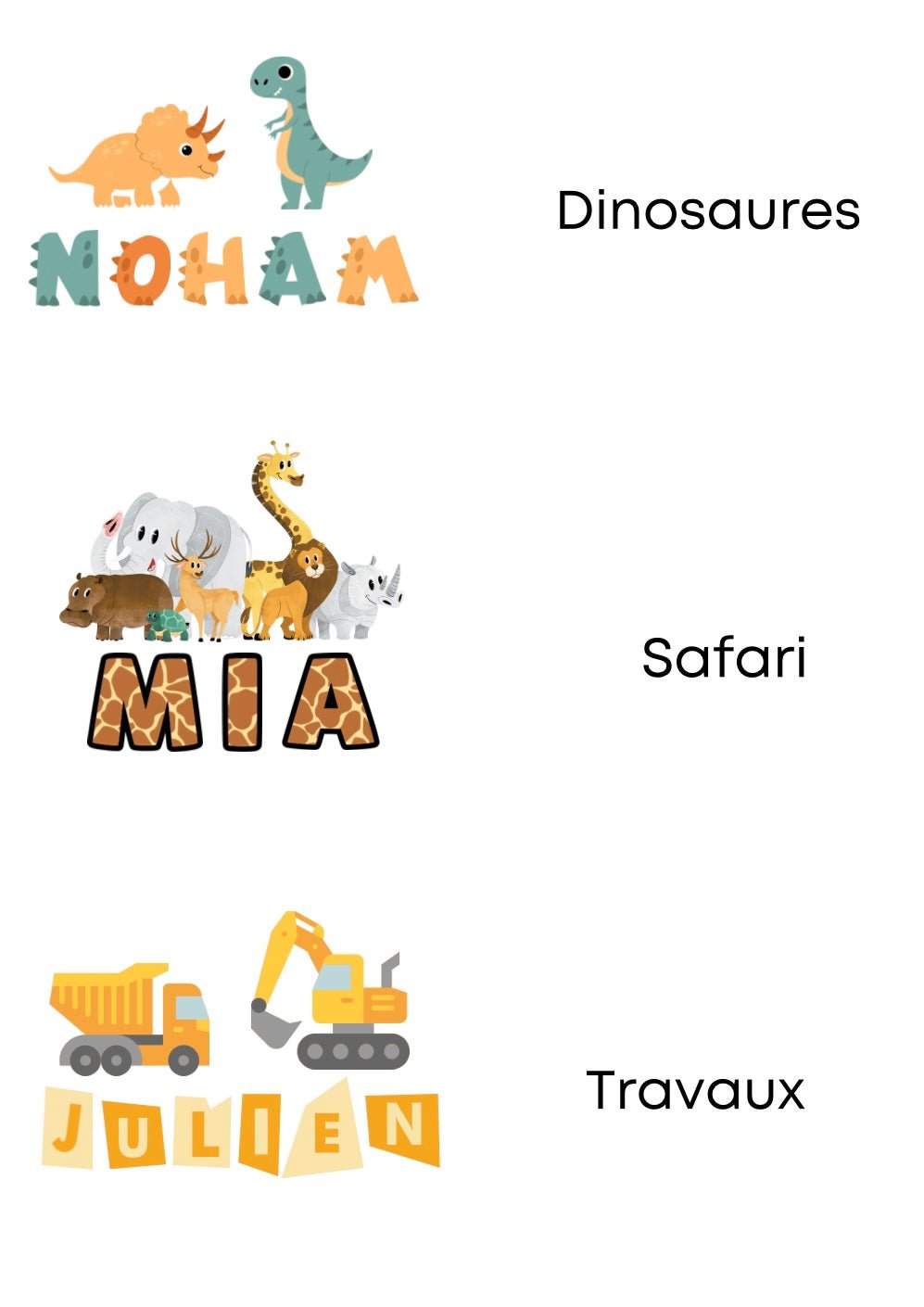 Gourde enfant personnalisé prénom alphabet - Maë Créa’