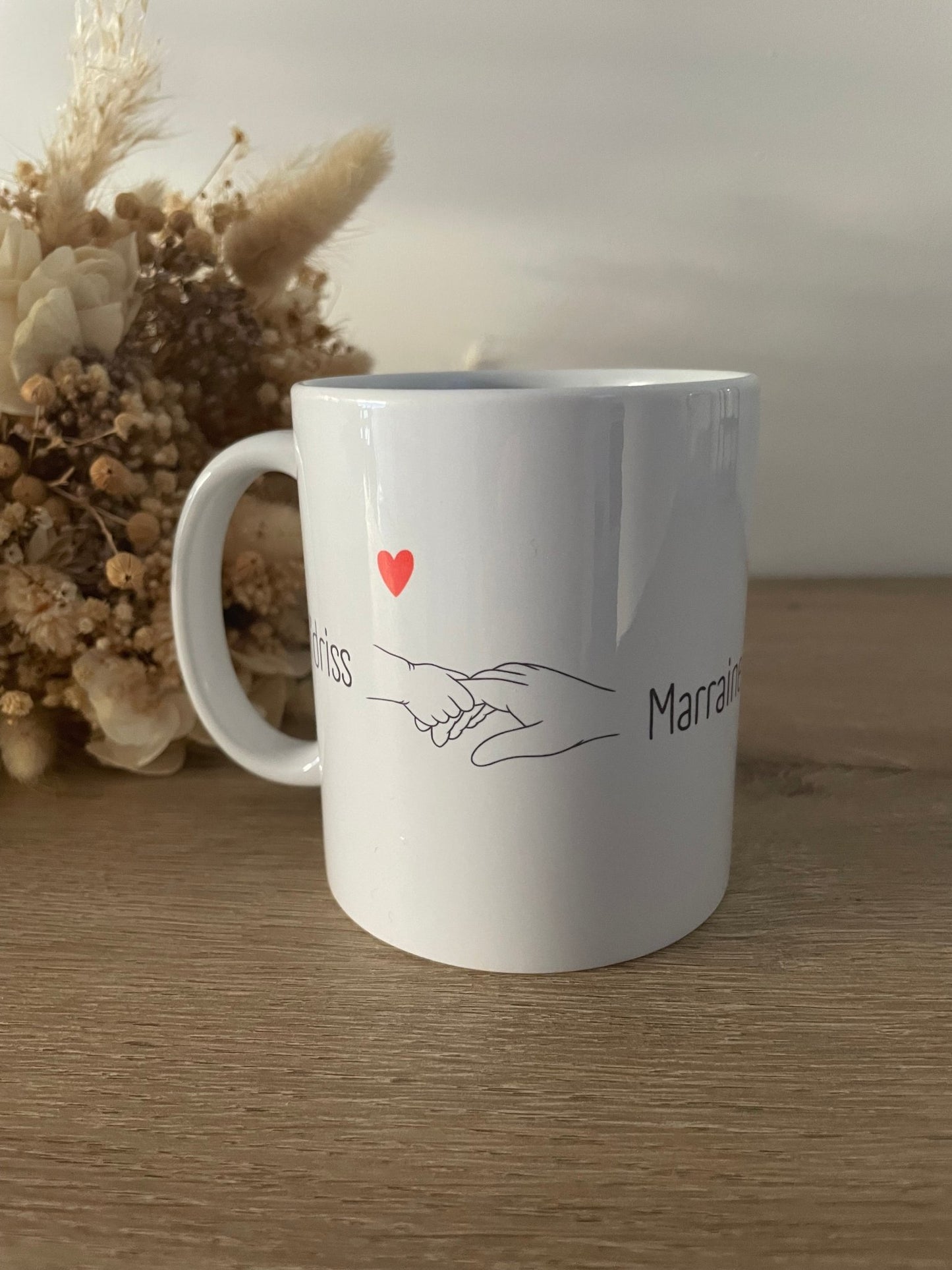 Mug marraine "Mains" - Maë Créa’