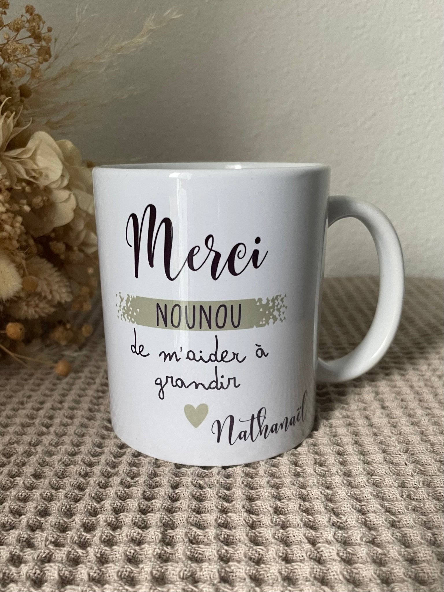 Mug nounou "Merci" - Maë Créa’