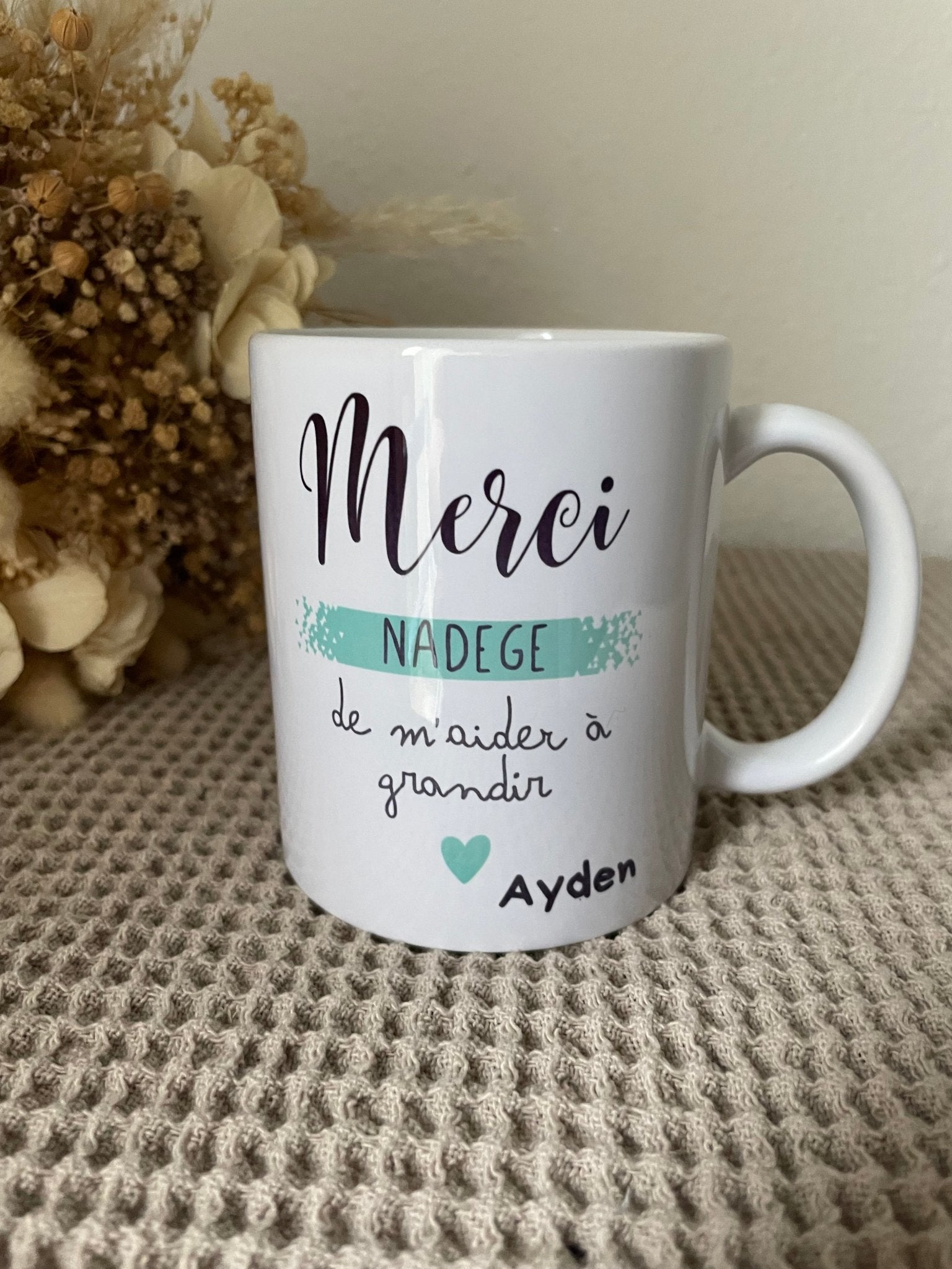 Mug nounou "Merci" - Maë Créa’