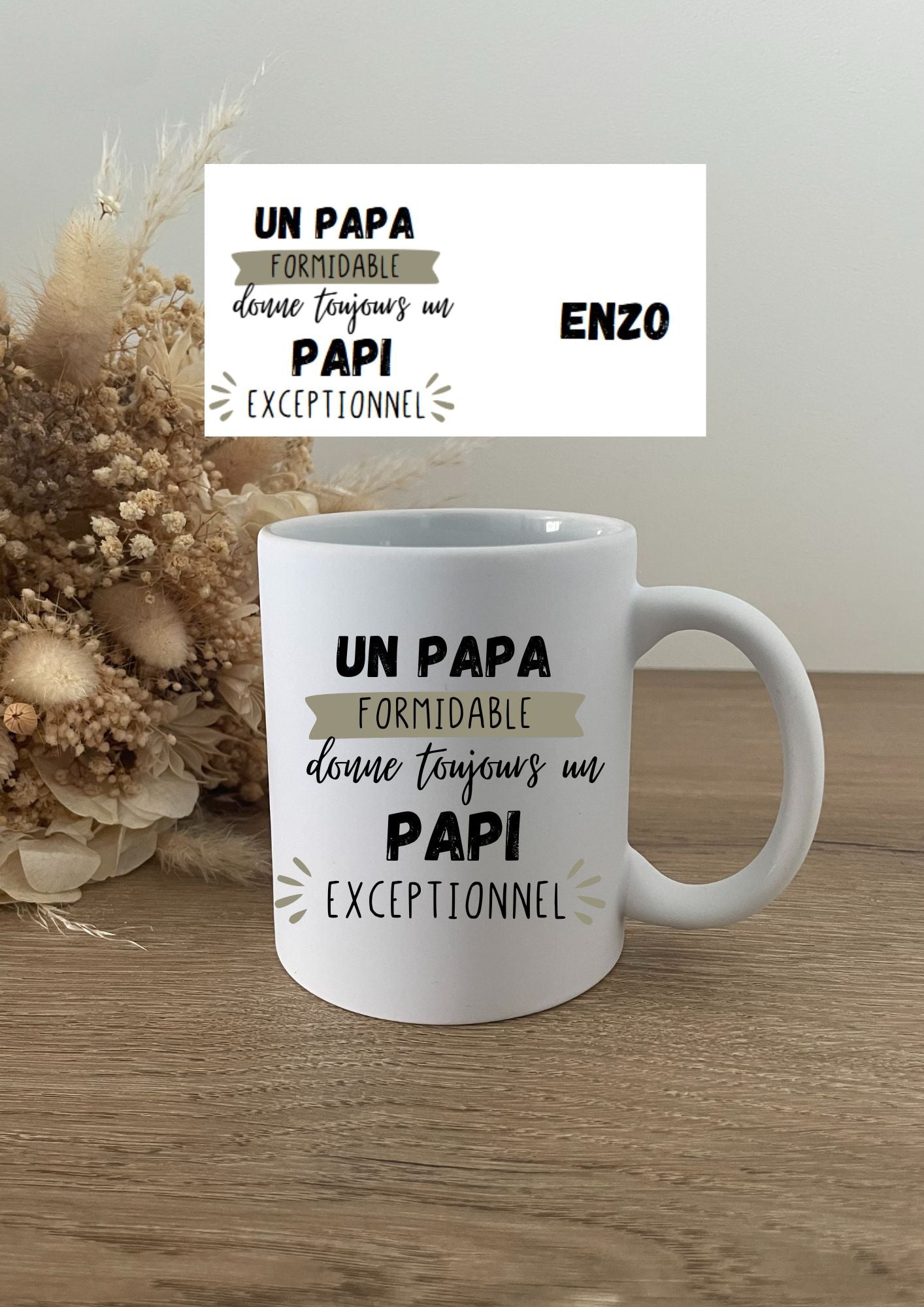 Mug "Un Papa formidable.." - Maë Créa’