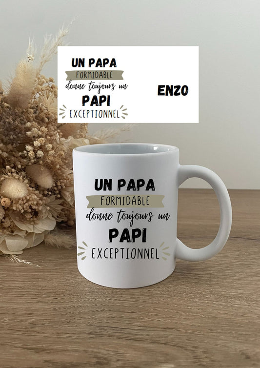 Mug "Un Papa formidable.." - Maë Créa’